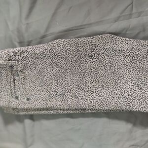 Roxy Women's Black and White Patterned Skinny Jeans SIZE 24